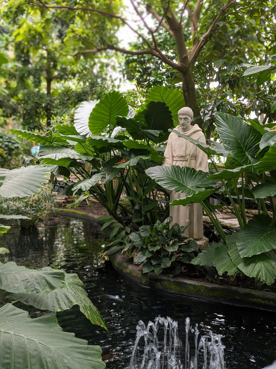 garden fountain