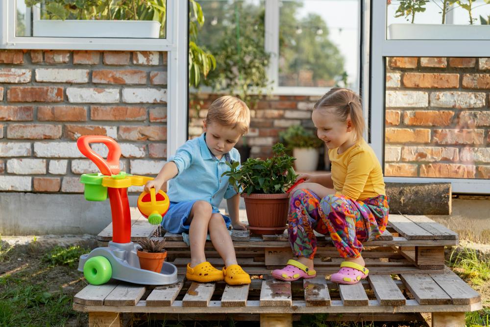wooden pallets